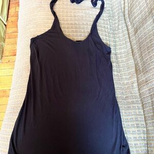 Olive & Oak Black Sleeveless Halter Dress